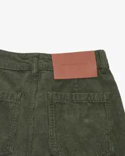 Alina Cordhose High Rise Wide Leg aus Baumwolle