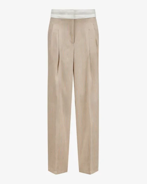 Anny Hose Fashion Fit aus Leinen und Baumwolle