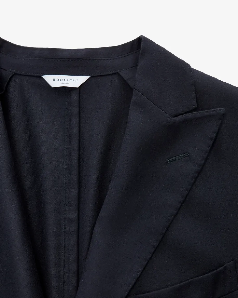 Anzug aus Schurwolle und Seide