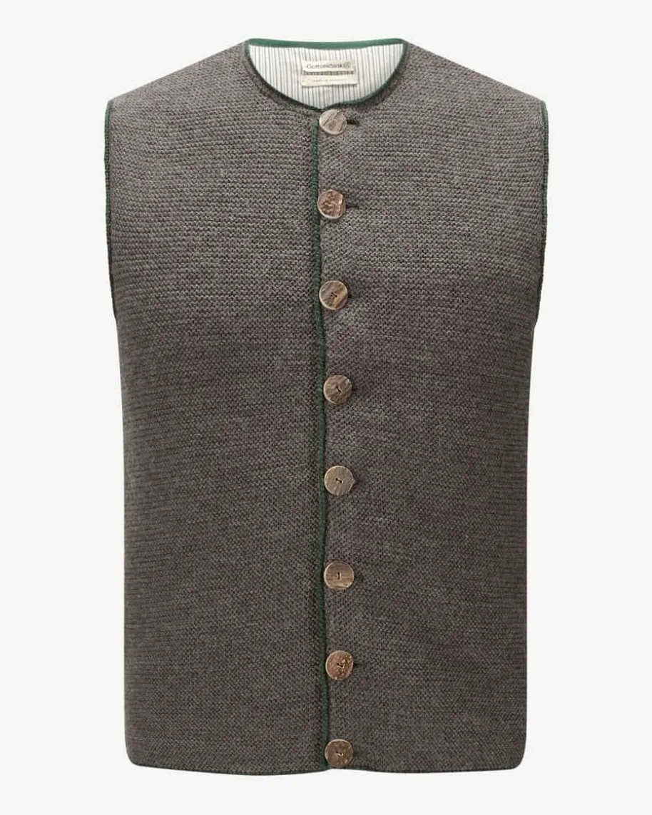 August Trachten-Strickweste