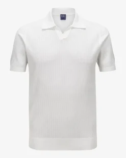 Bambu Strick-Poloshirt
