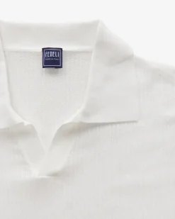 Bambu Strick-Poloshirt