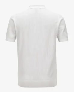 Bambu Strick-Poloshirt