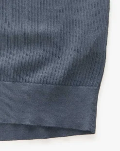 Bambu Strick-Poloshirt