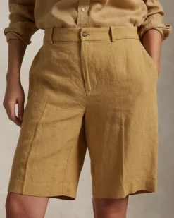 Bermudas aus Leinen