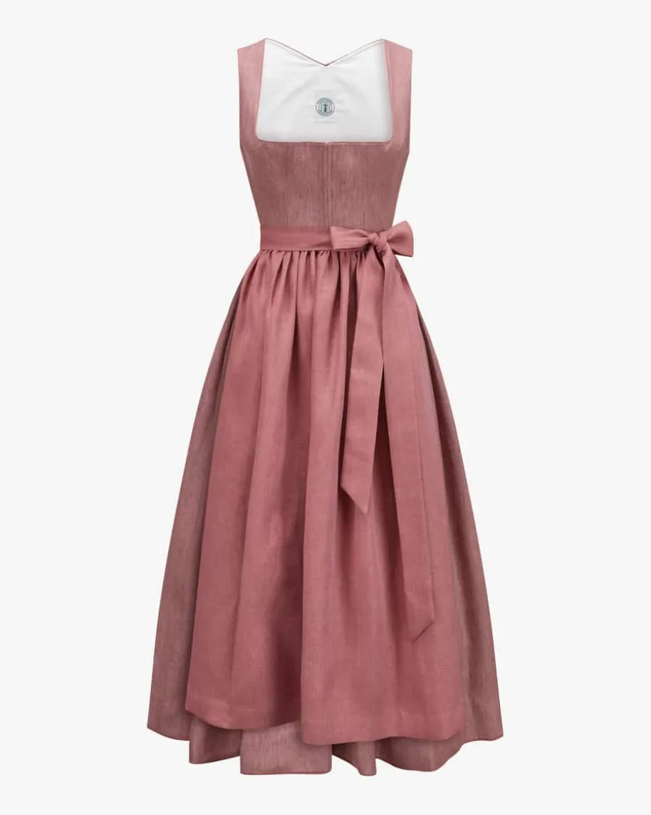 Bette Leinendirndl lang mit Sylvia Schürze