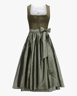 Bette Midi-Dirndl mit Seidenschürze