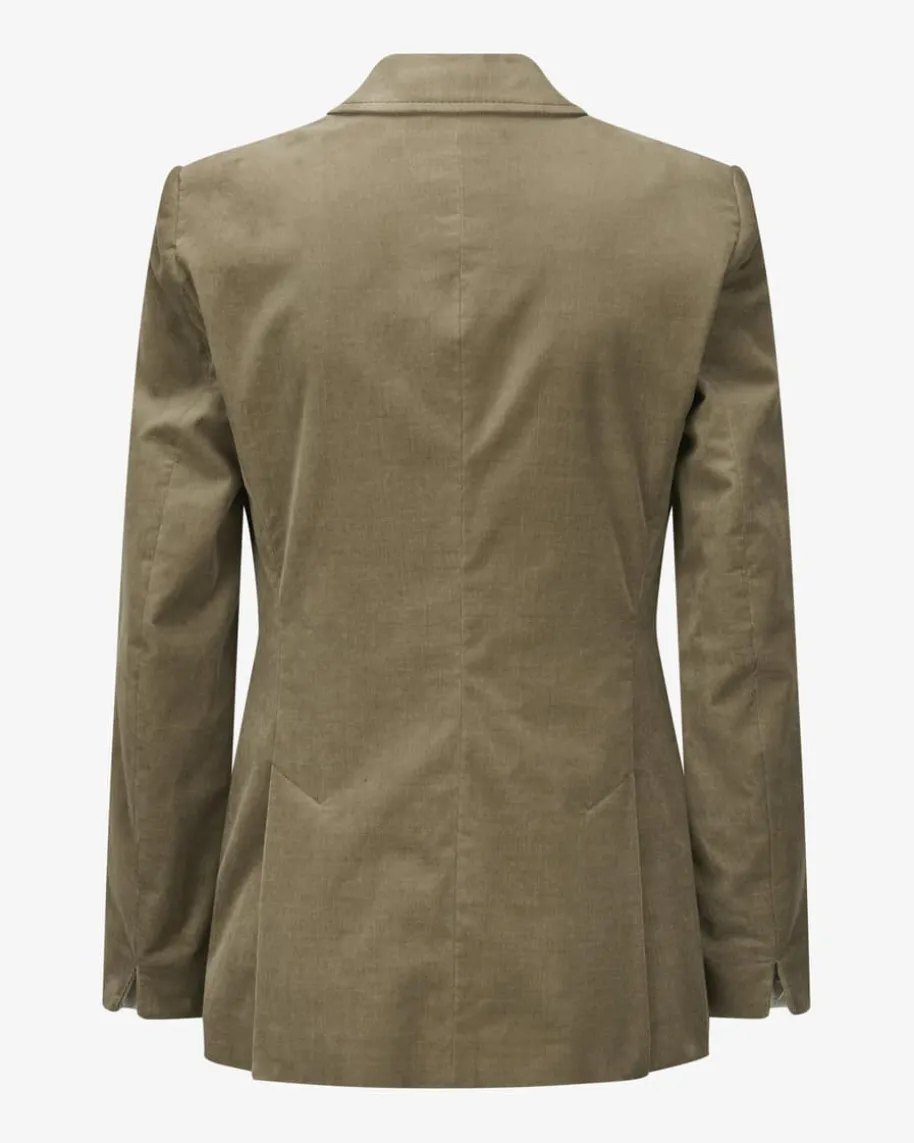 Blazer aus Baumwoll-Mix
