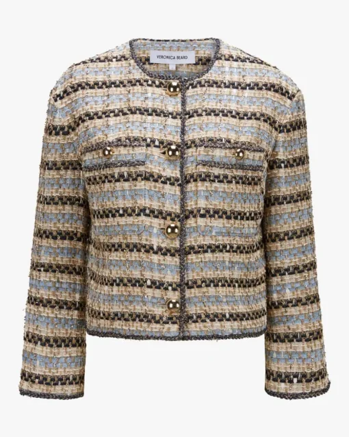 Blazer aus Baumwoll-Mix