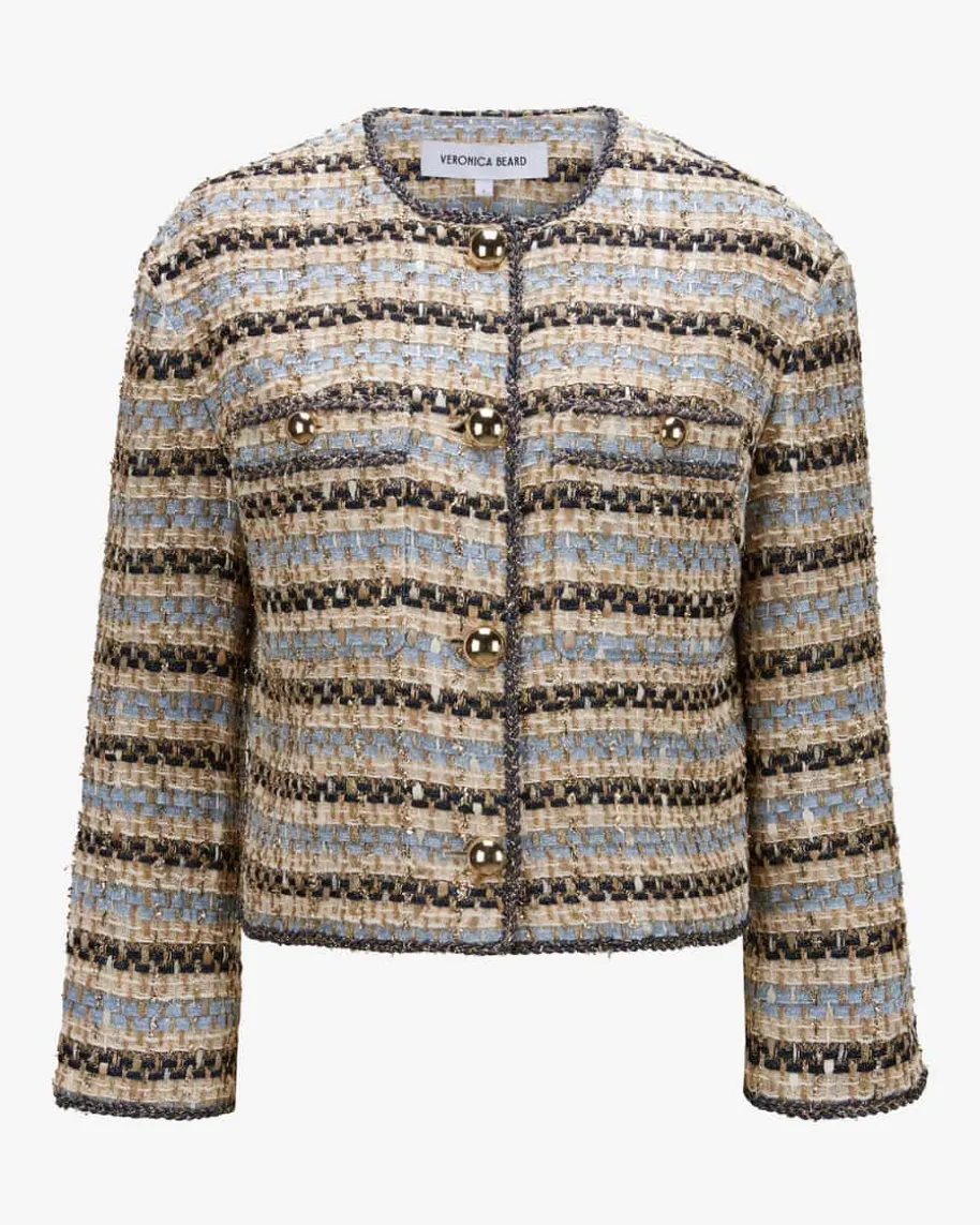 Blazer aus Baumwoll-Mix