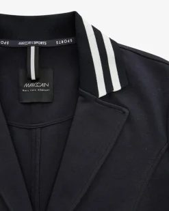 Blazer aus Baumwoll-Mix