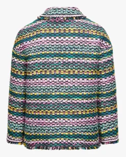 Blazer aus Baumwoll-Mix