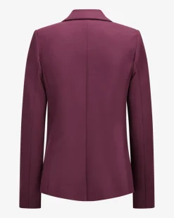 Blazer aus Viskose-Mix