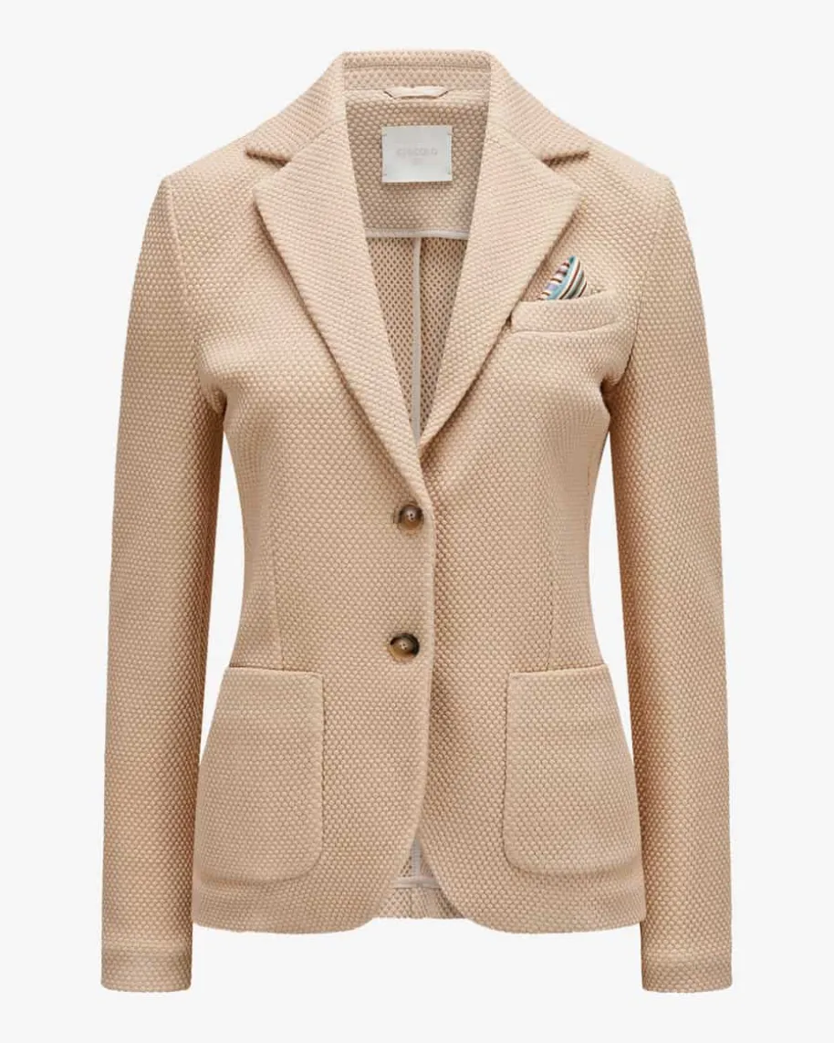 Blazer Slim Fit aus Schurwoll-Mix