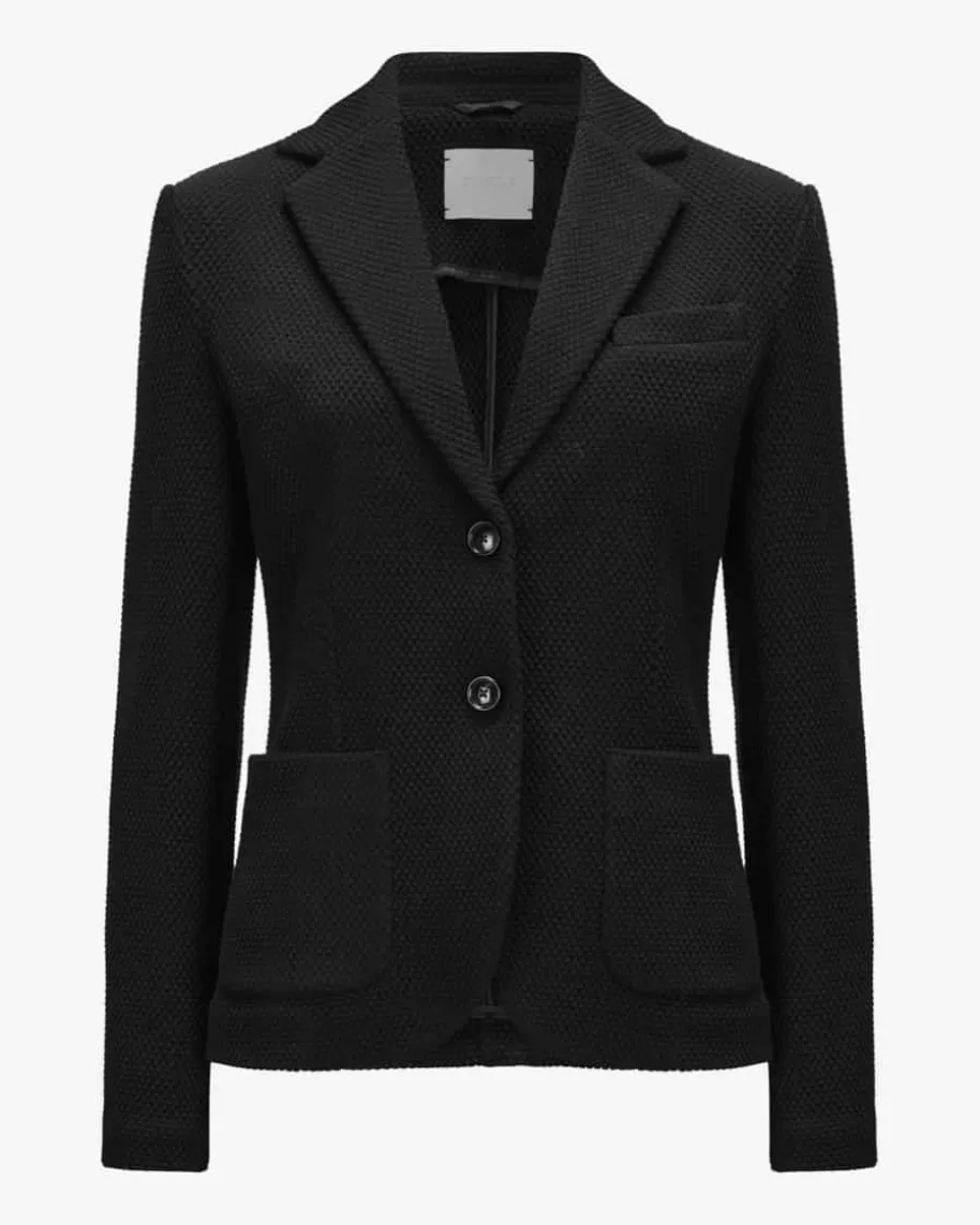 Blazer Slim Fit aus Schurwoll-Mix