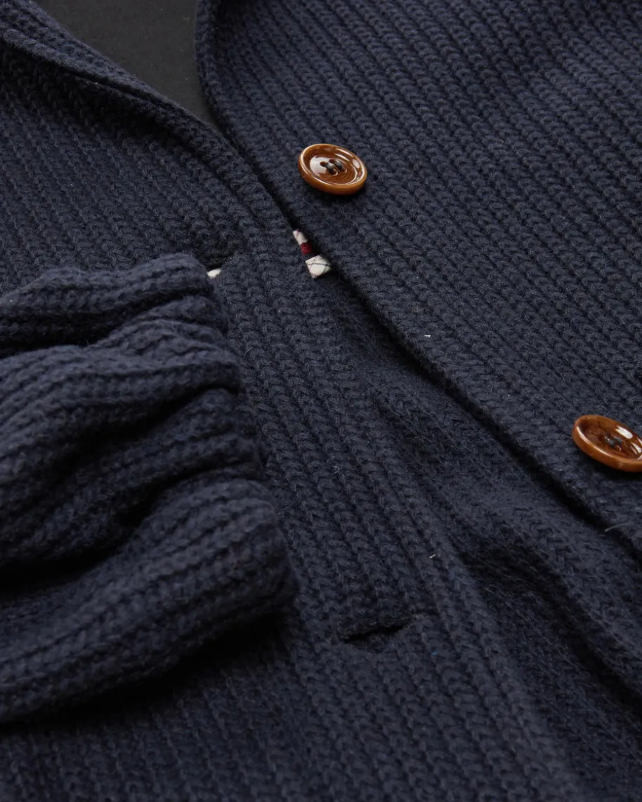 Blouson-Strickjacke