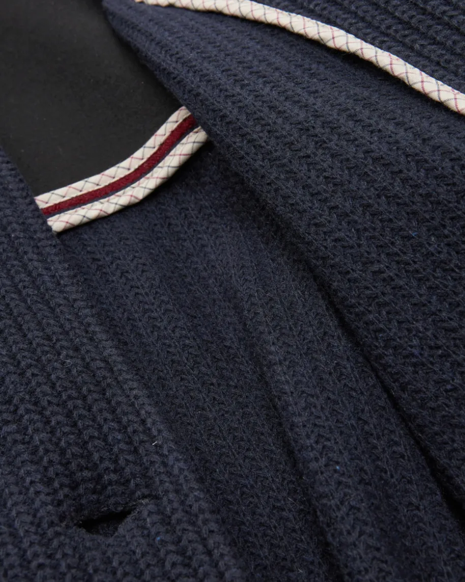 Blouson-Strickjacke