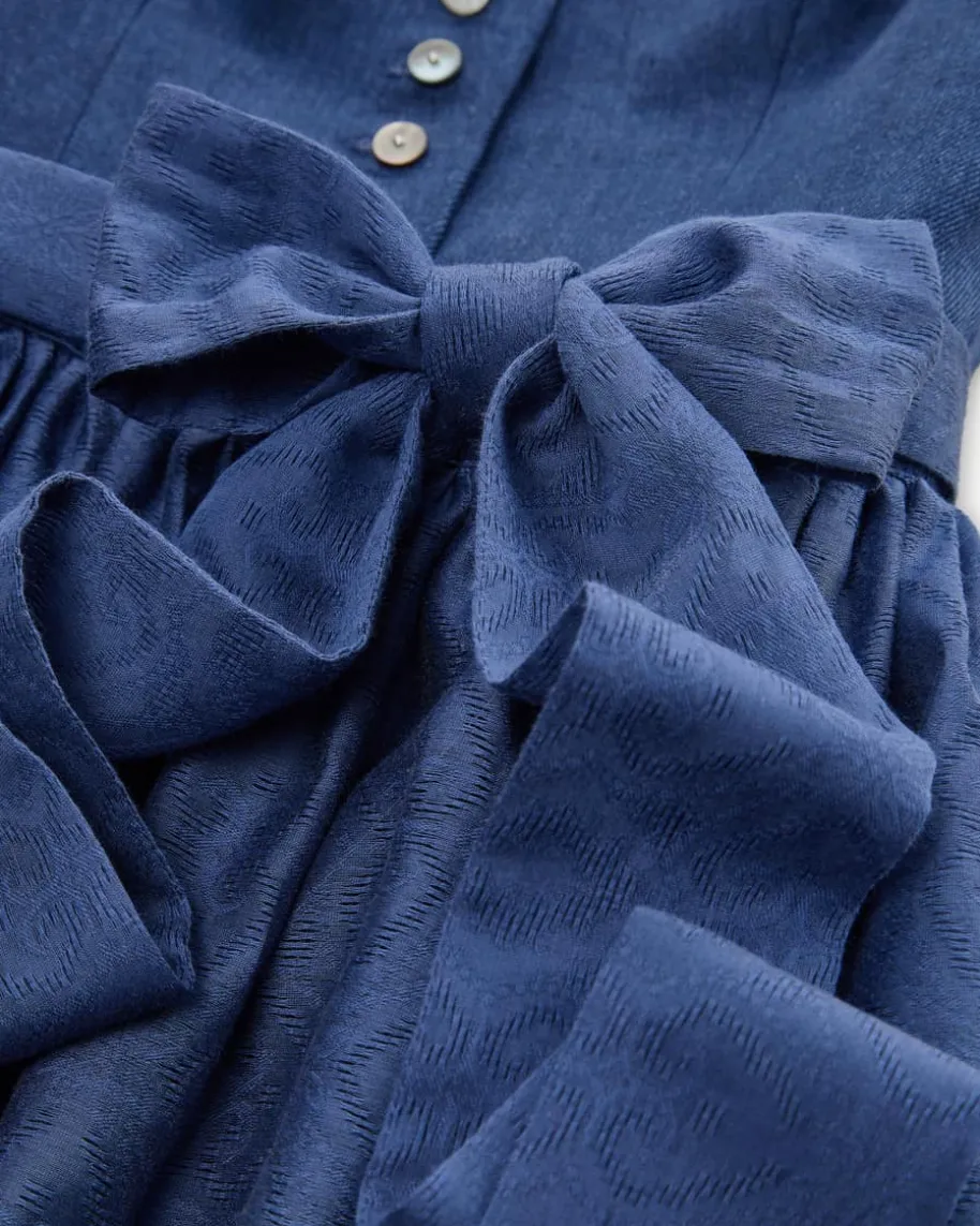 Brianna Leinendirndl lang mit Schürze