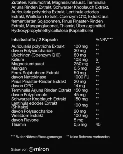 Cardio Nahrungsergänzungsmittel