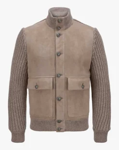 Cashmere-Lederjacke