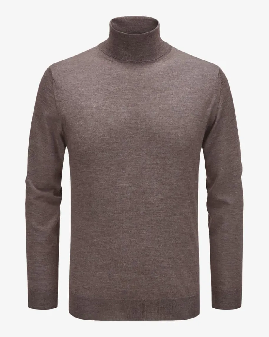 Cashmere-Seiden-Rollkragenpullover