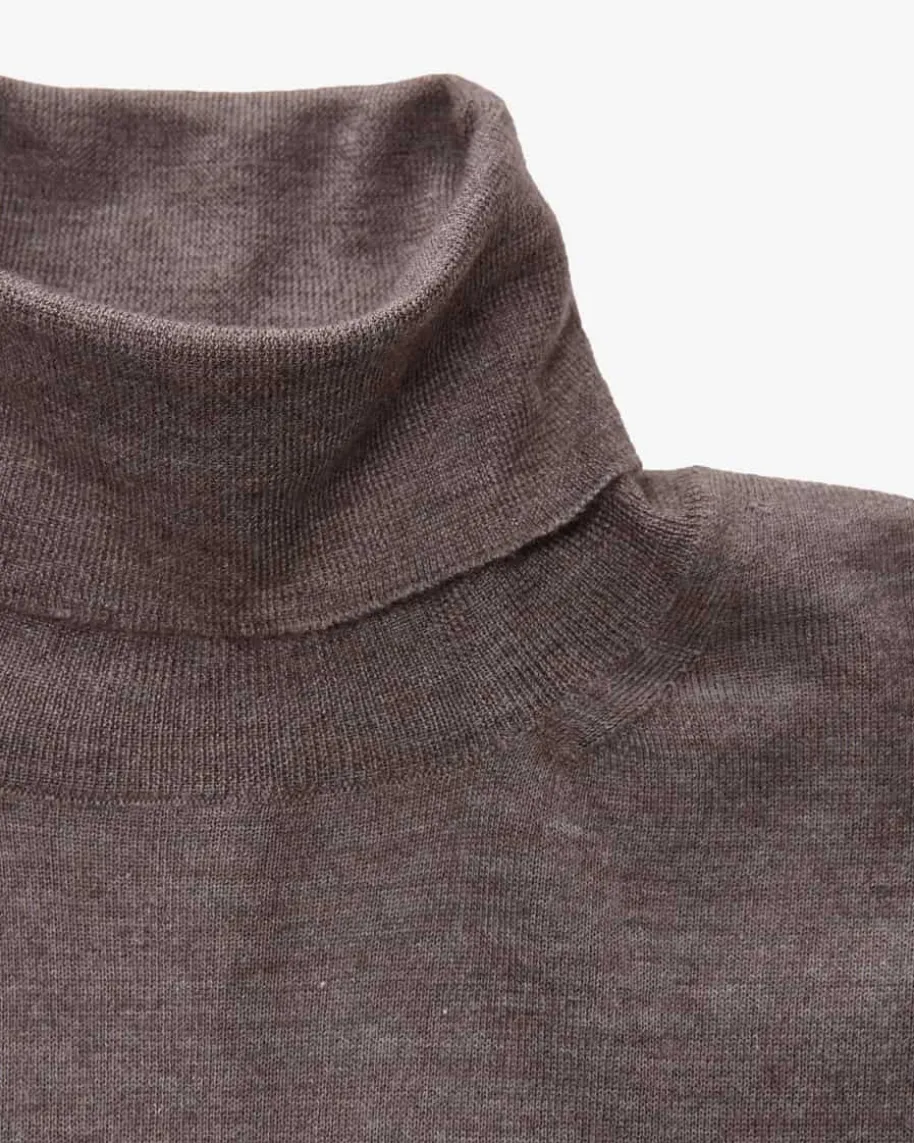 Cashmere-Seiden-Rollkragenpullover