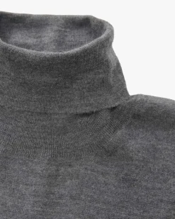 Cashmere-Seiden-Rollkragenpullover
