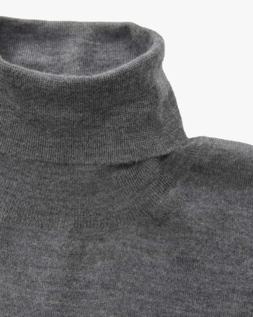 Cashmere-Seiden-Rollkragenpullover