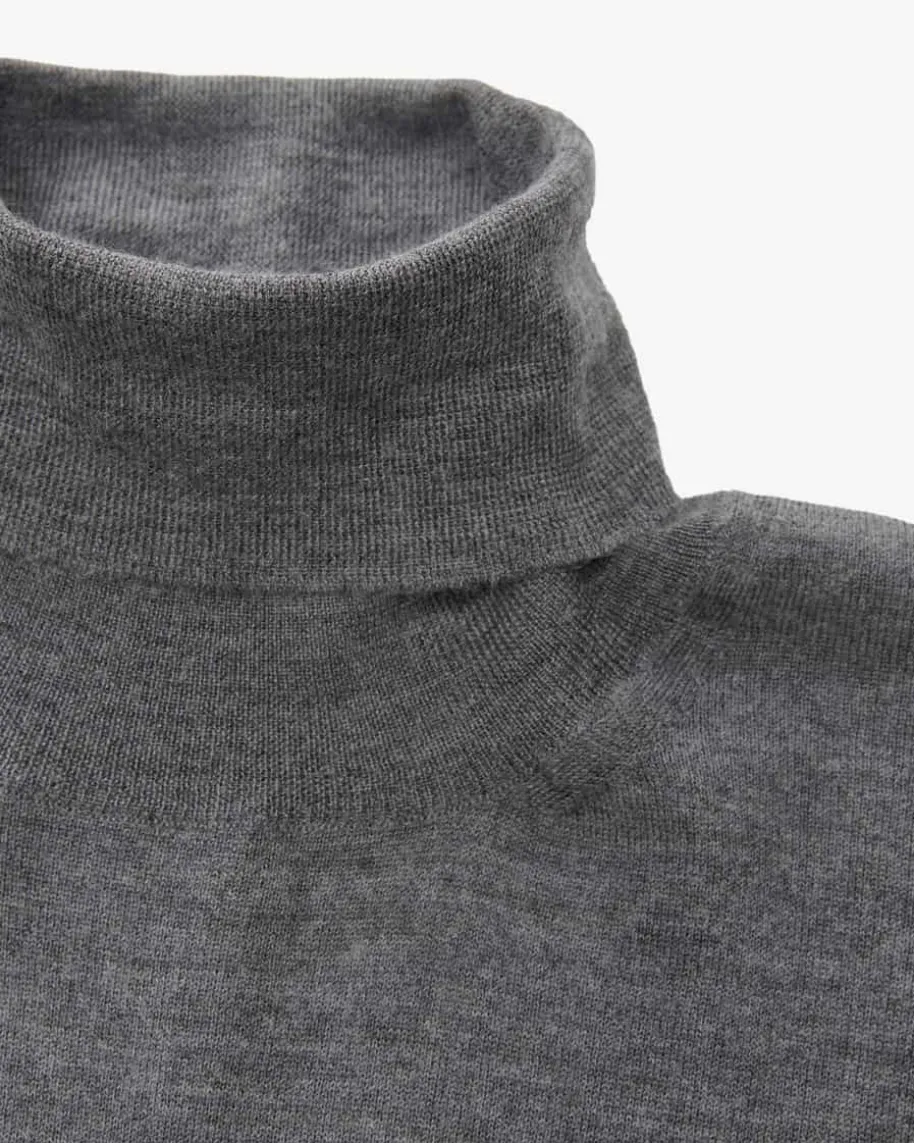 Cashmere-Seiden-Rollkragenpullover