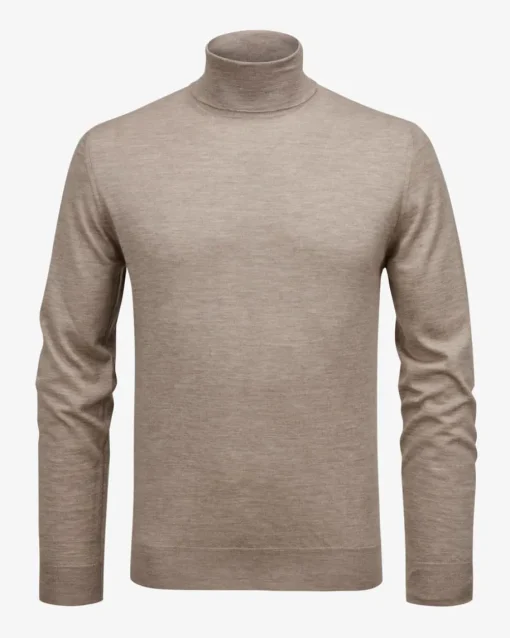 Cashmere-Seiden-Rollkragenpullover