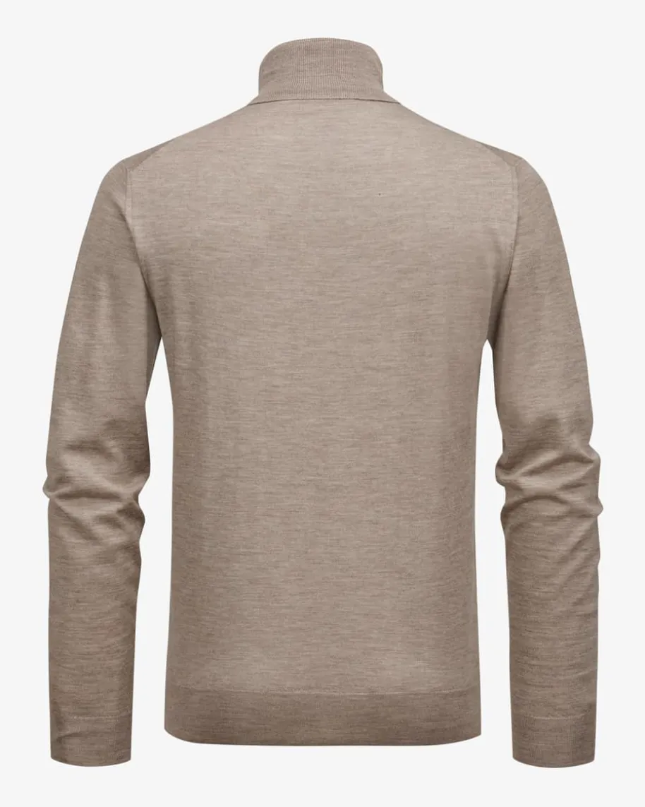 Cashmere-Seiden-Rollkragenpullover