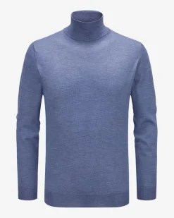 Cashmere-Seiden-Rollkragenpullover