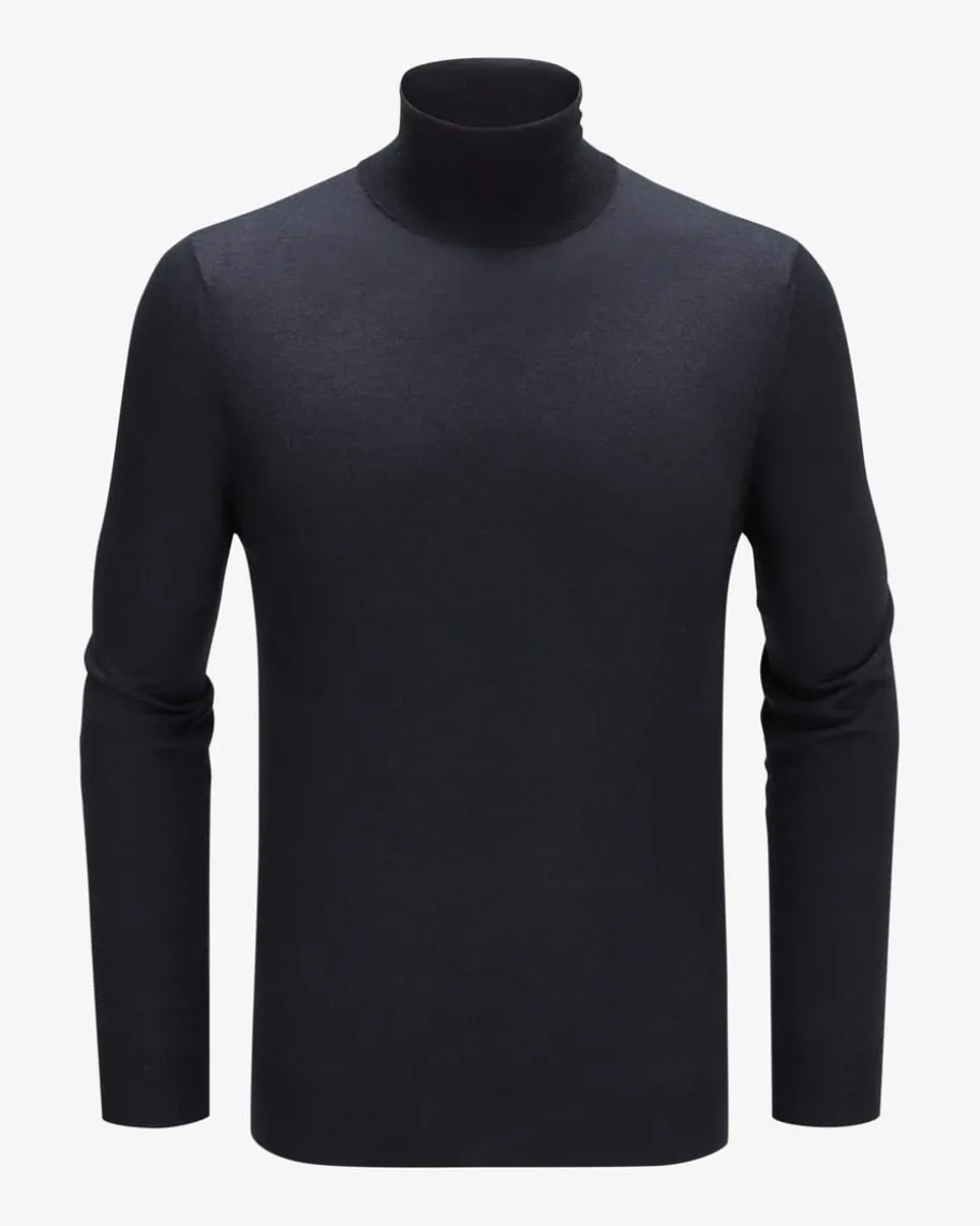 Cashmere-Seiden-Rollkragenpullover