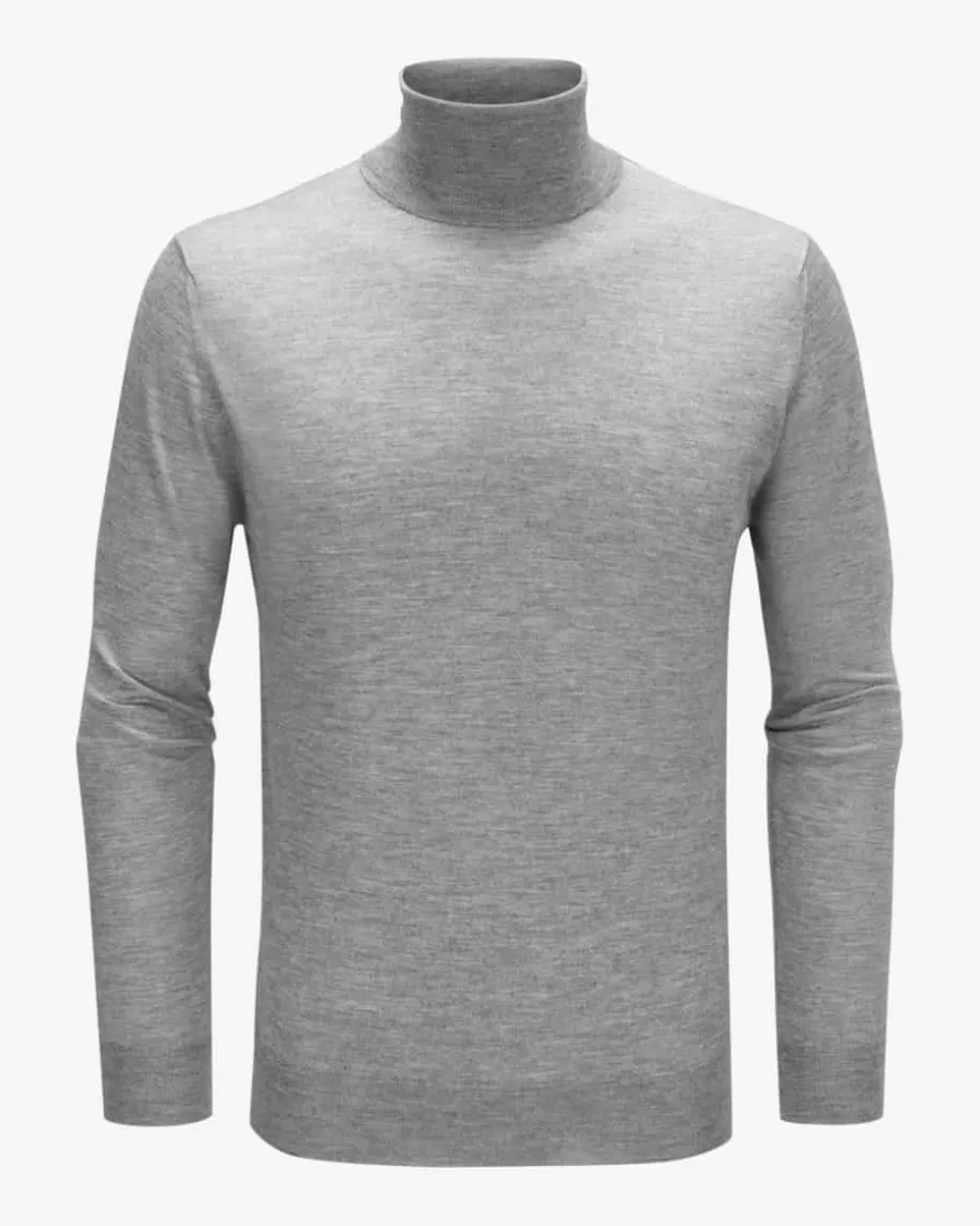 Cashmere-Seiden-Rollkragenpullover