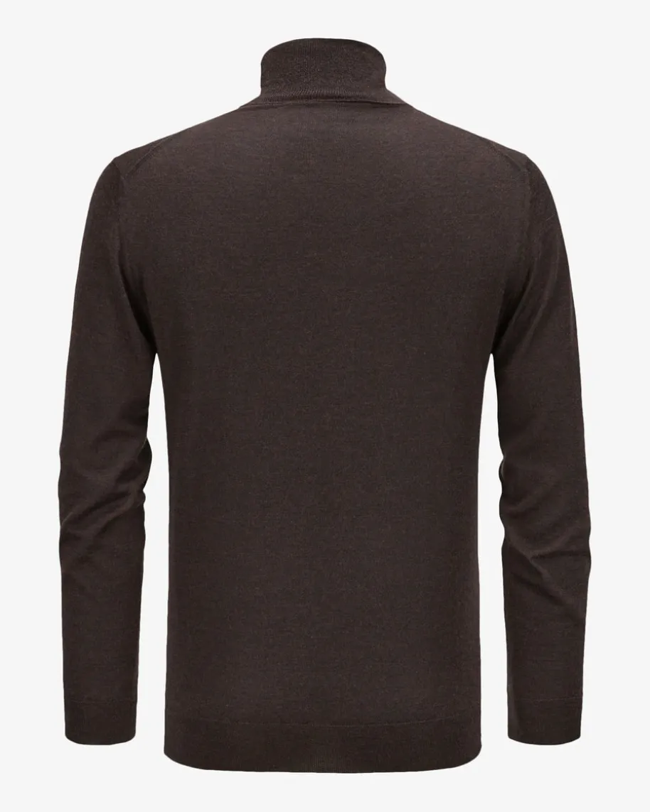 Cashmere-Seiden-Rollkragenpullover