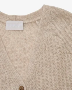 Cashmere-Seiden-Strickjacke