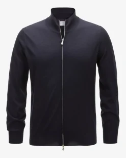 Cashmere-Seiden-Strickjacke