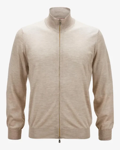 Cashmere-Seiden-Strickjacke