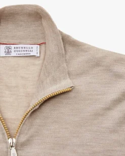 Cashmere-Seiden-Strickjacke