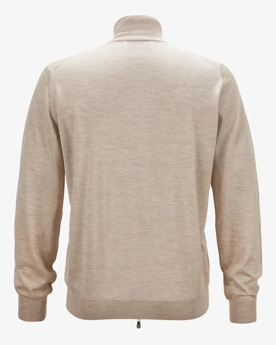 Cashmere-Seiden-Strickjacke