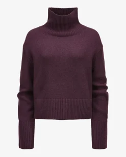 Cashmere-Stehkragenpullover