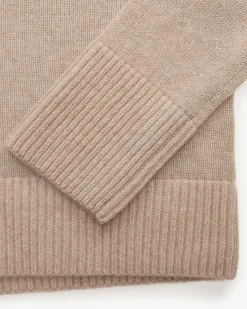 Cashmere-Stehkragenpullover