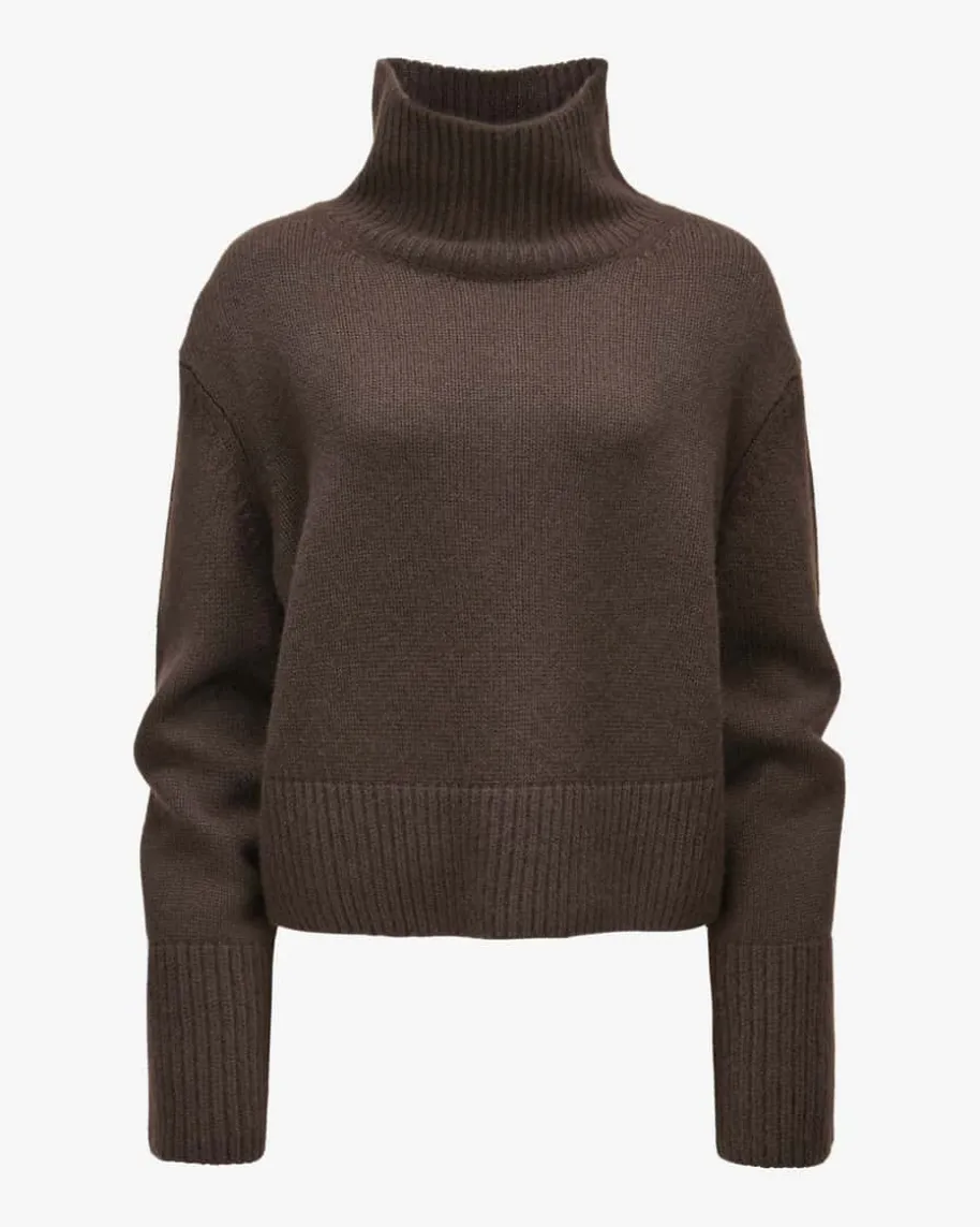 Cashmere-Stehkragenpullover