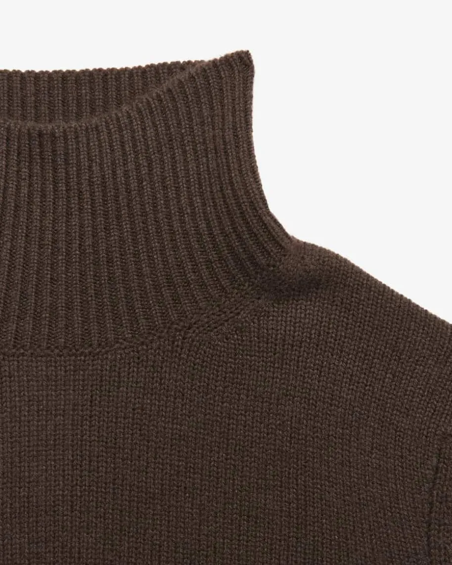 Cashmere-Stehkragenpullover