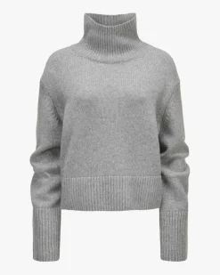Cashmere-Stehkragenpullover