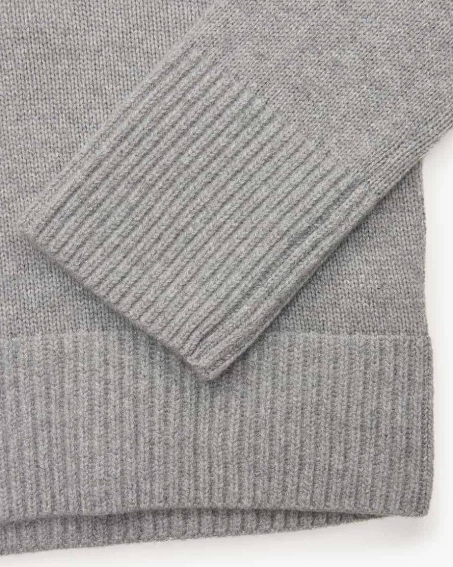 Cashmere-Stehkragenpullover