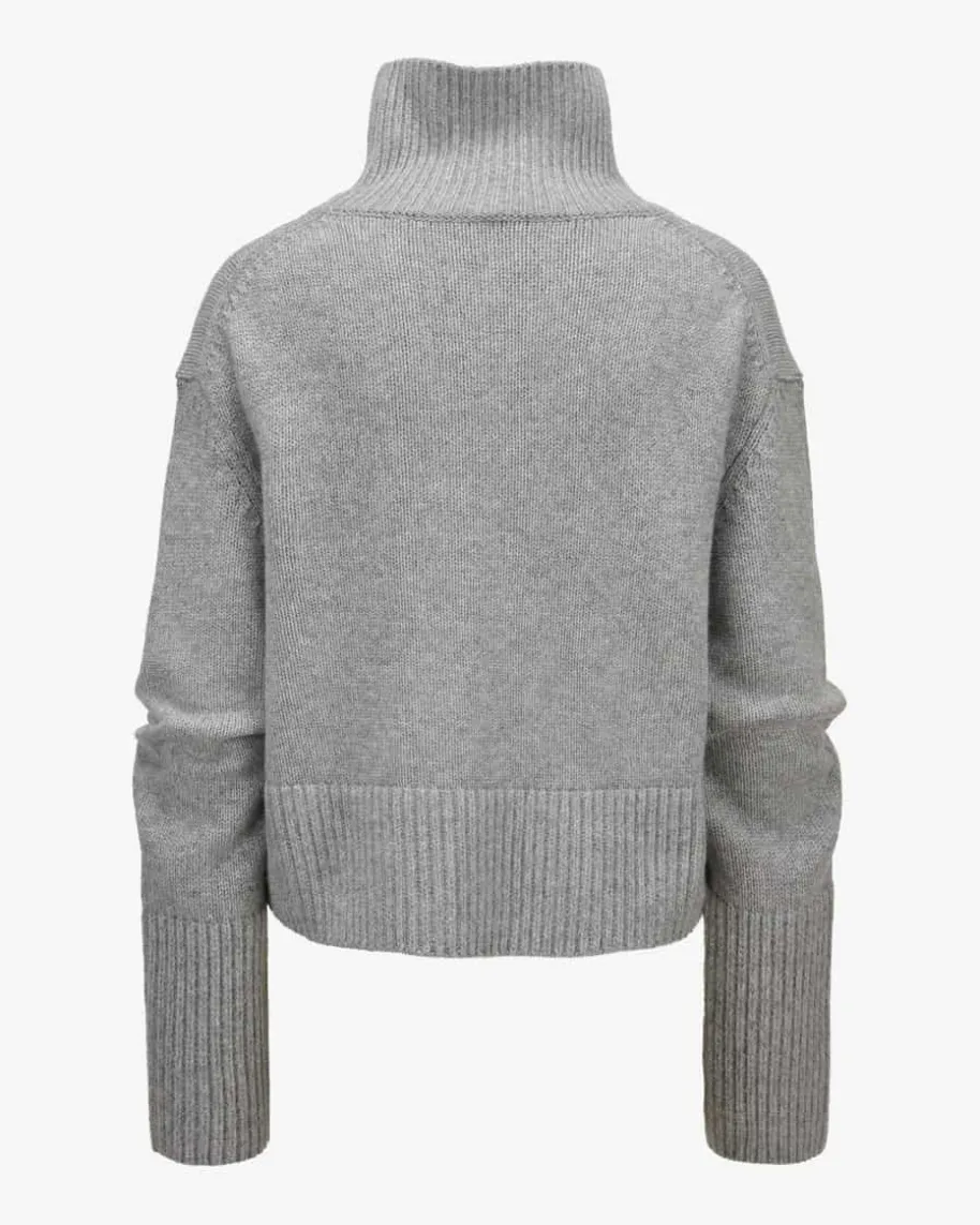 Cashmere-Stehkragenpullover