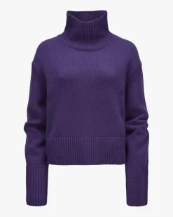 Cashmere-Stehkragenpullover