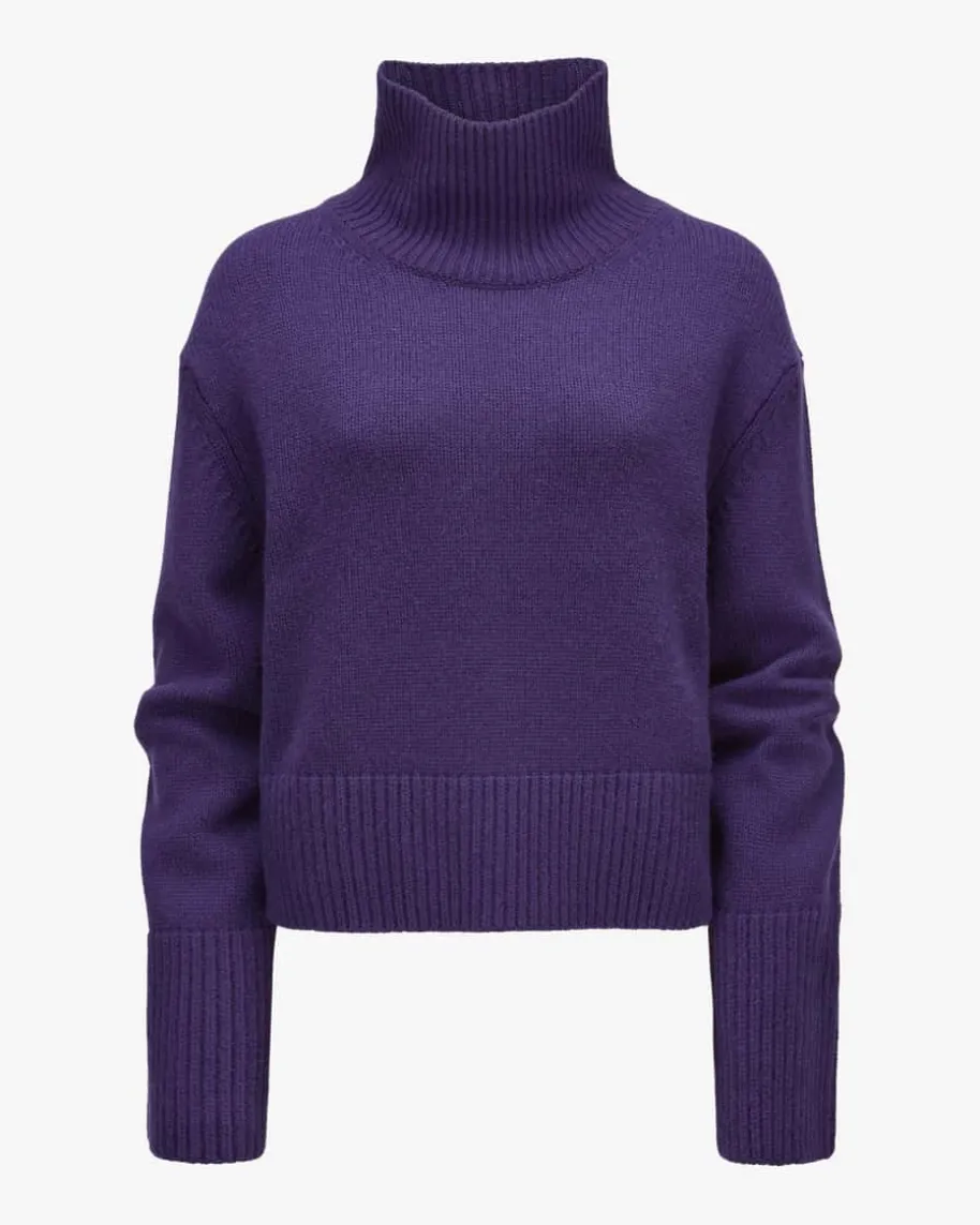 Cashmere-Stehkragenpullover