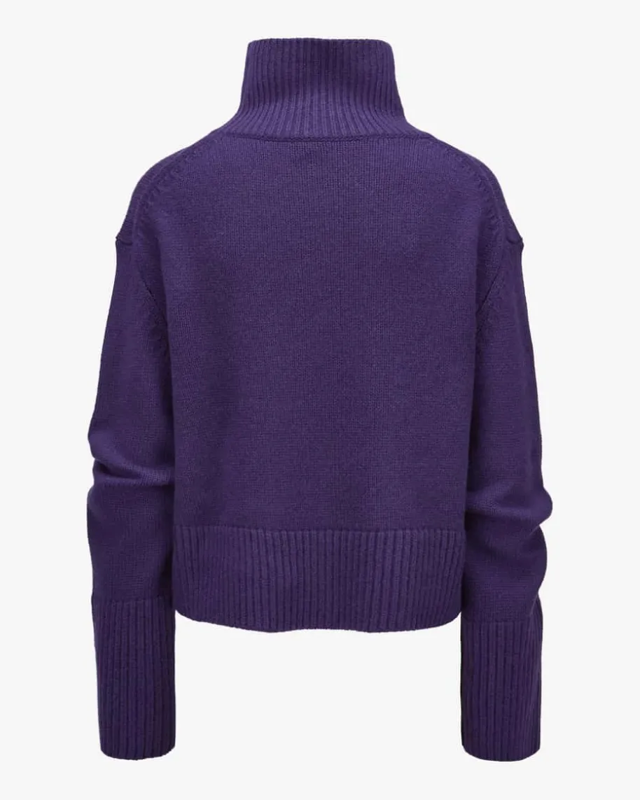 Cashmere-Stehkragenpullover